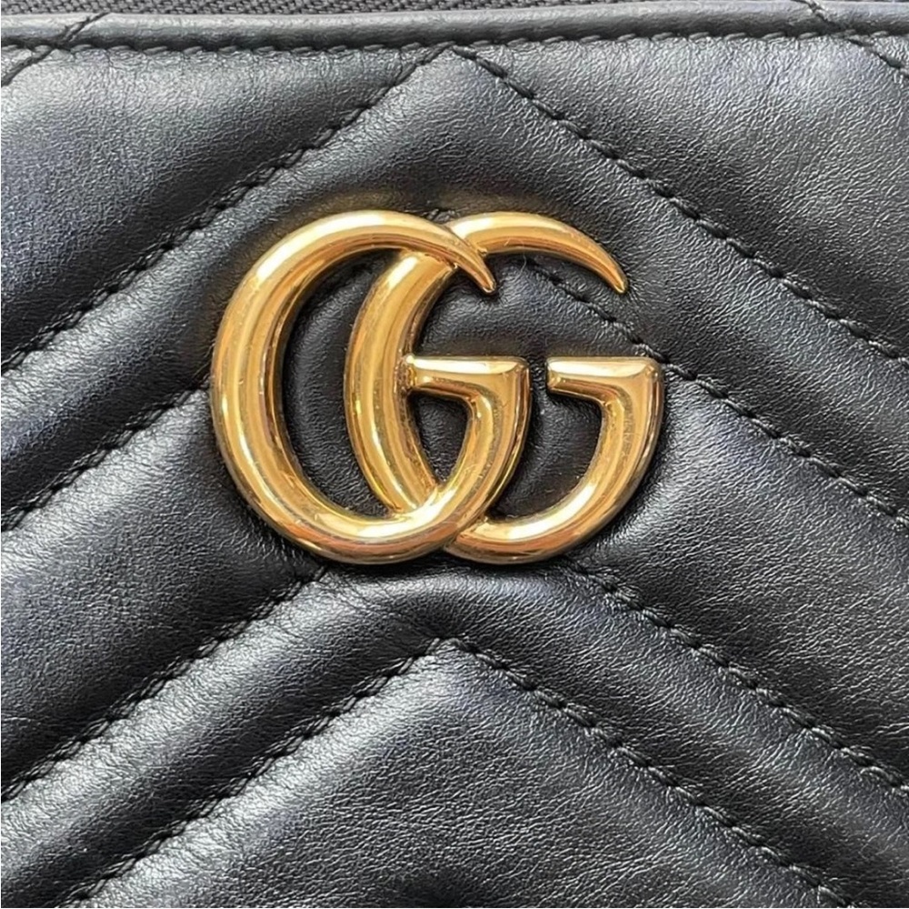 Gucci Black Chevron Crossbody Bag - Picture 10 of 15